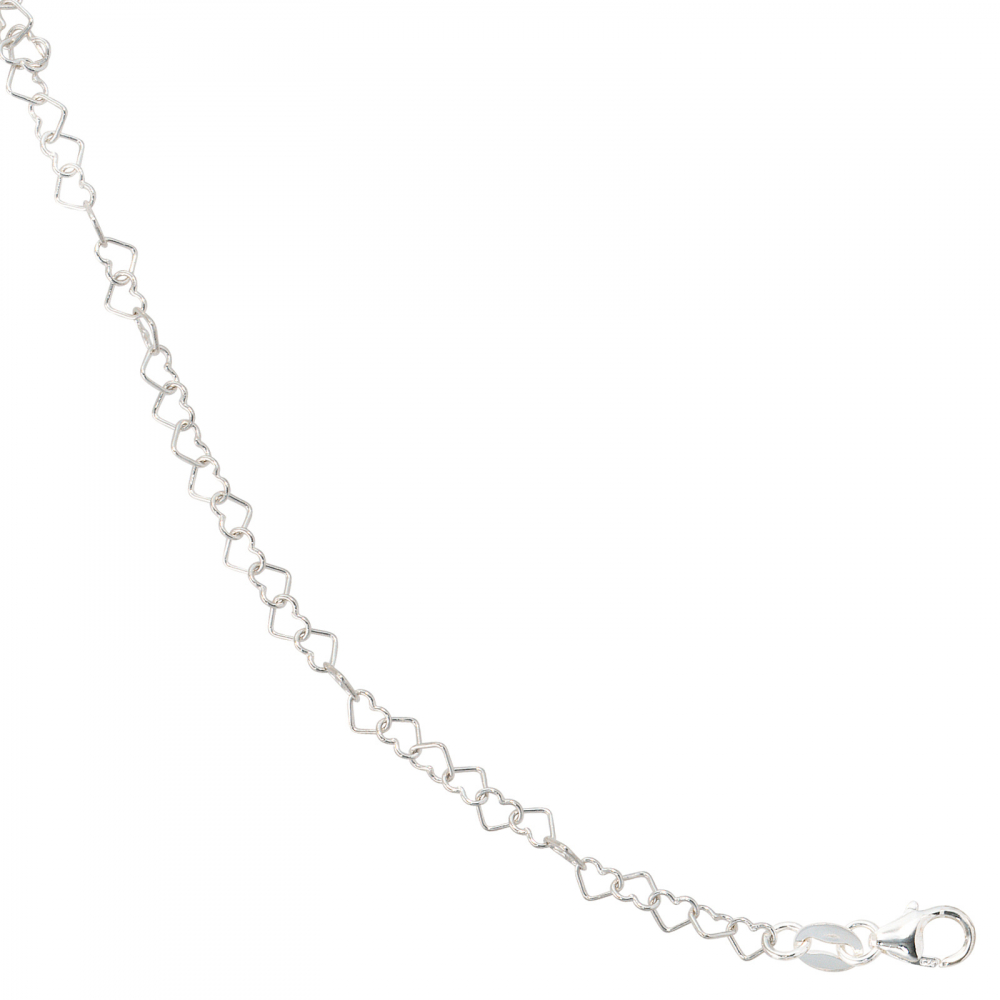Kinder Armband Herzen Herzchen 925 Silber 14,5 cm Herzarmband Kinderarmband