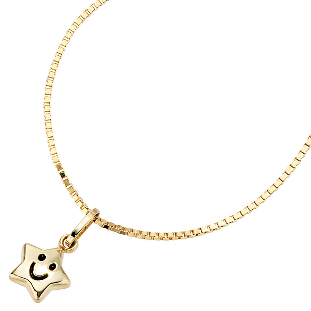 Kinder Anhänger Stern 333 Gold Gelbgold Kinderanhänger