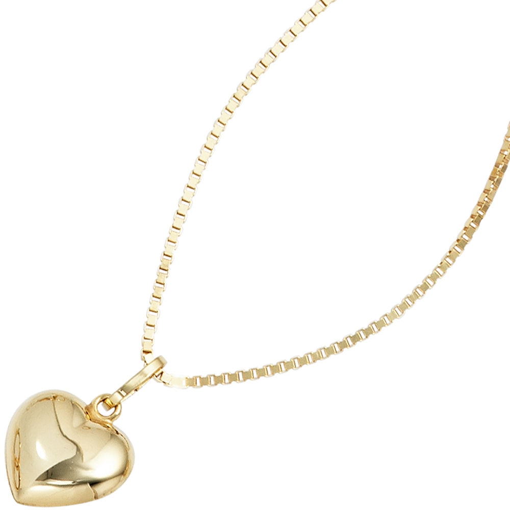 Kinder Anhänger Herz 333 Gold Gelbgold Herzanhänger Kinderanhänger