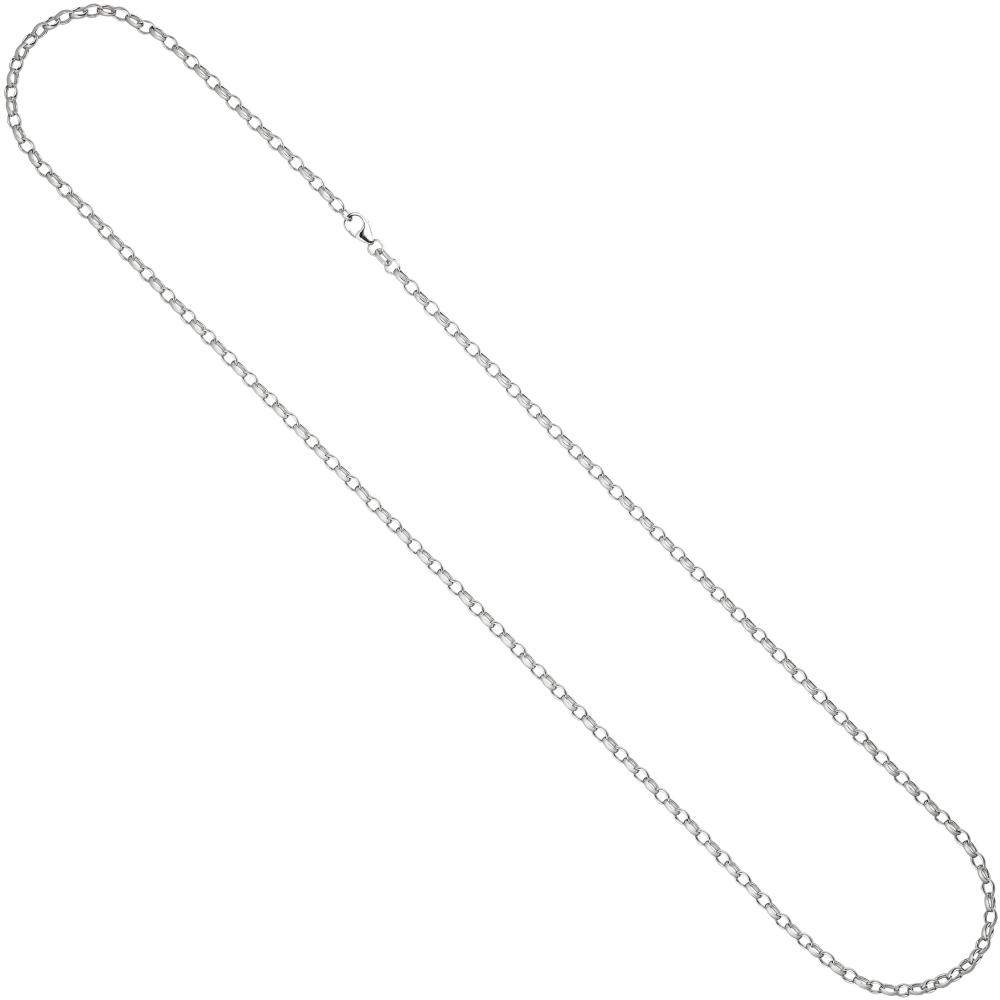 Ankerkette 925 Silber 3,0 mm 60 cm Halskette Kette Silberkette Karabiner