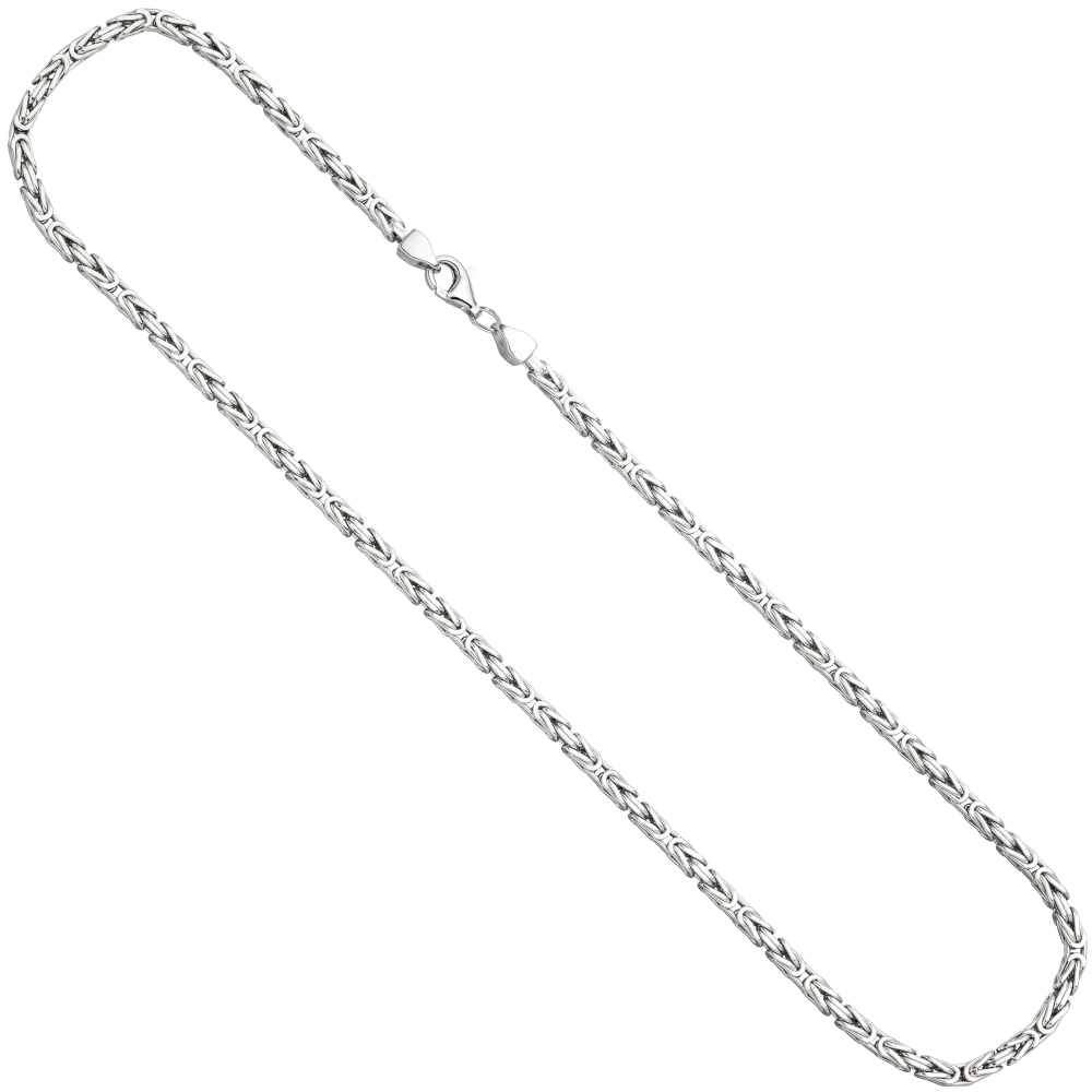 Königskette 925 Sterling Silber 3,1 mm 45 cm Halskette Kette Silberkette