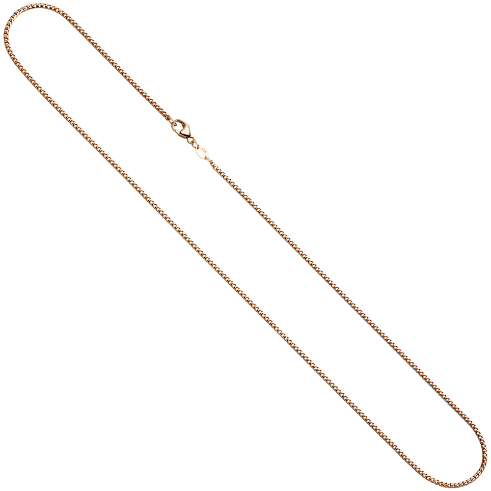 Bingokette 585 Rotgold 1,5 mm 42 cm Gold Kette Halskette Rotgoldkette Karabiner