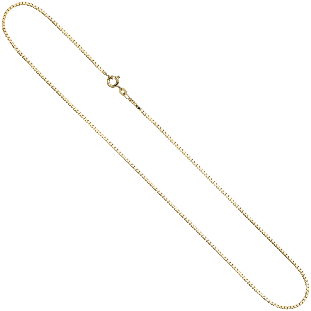 Venezianerkette 333 Gelbgold 1,0 mm 50 cm Gold Kette Halskette Goldkette