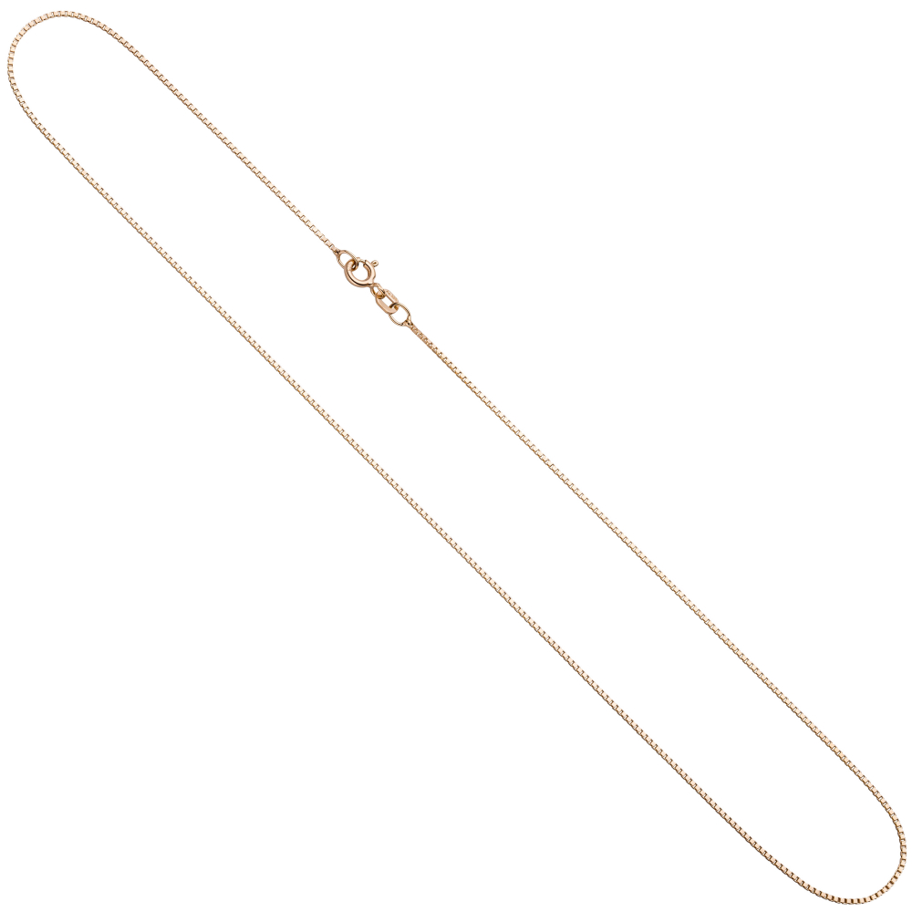 Venezianerkette 925 Silber rotgold vergoldet 0,8 mm 45 cm Kette Halskette