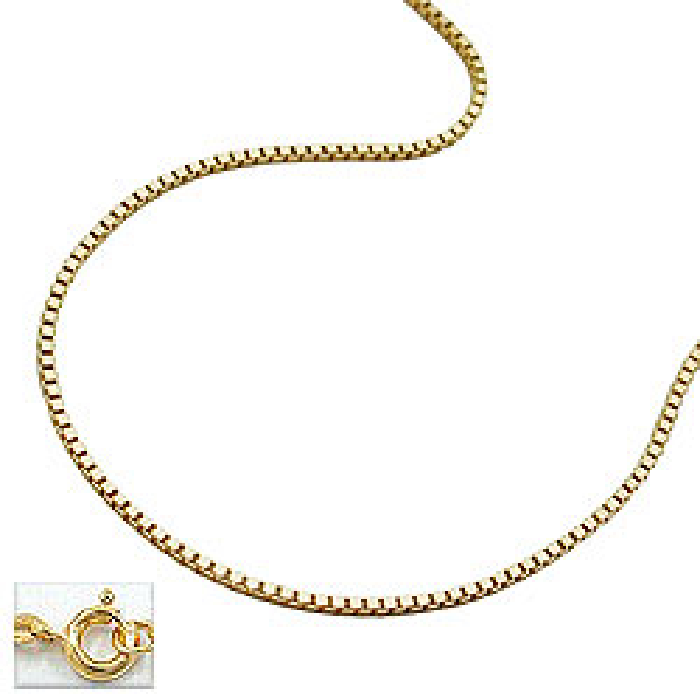 Kette 0,7mm Venezianer-Kette 9Kt GOLD 38cm