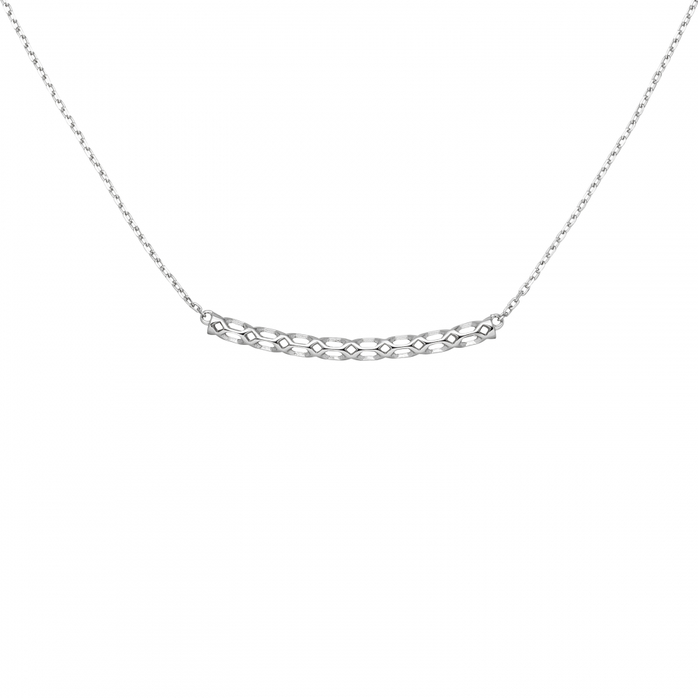 Collier Halskette 925 Sterling Silber 45 cm Kette Silberkette
