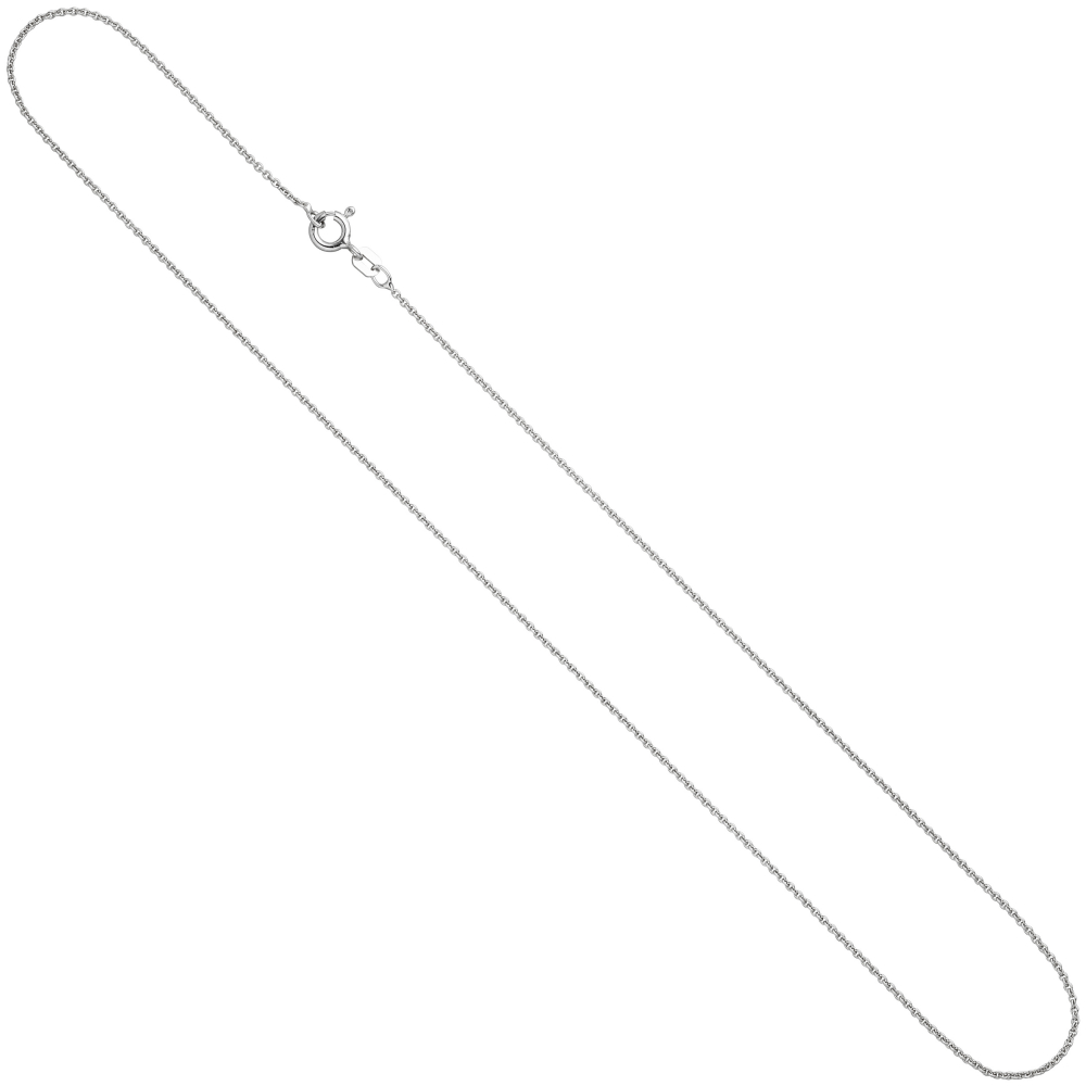 Ankerkette 925 Silber 1,1 mm 45 cm Kette Halskette Silberkette Federring