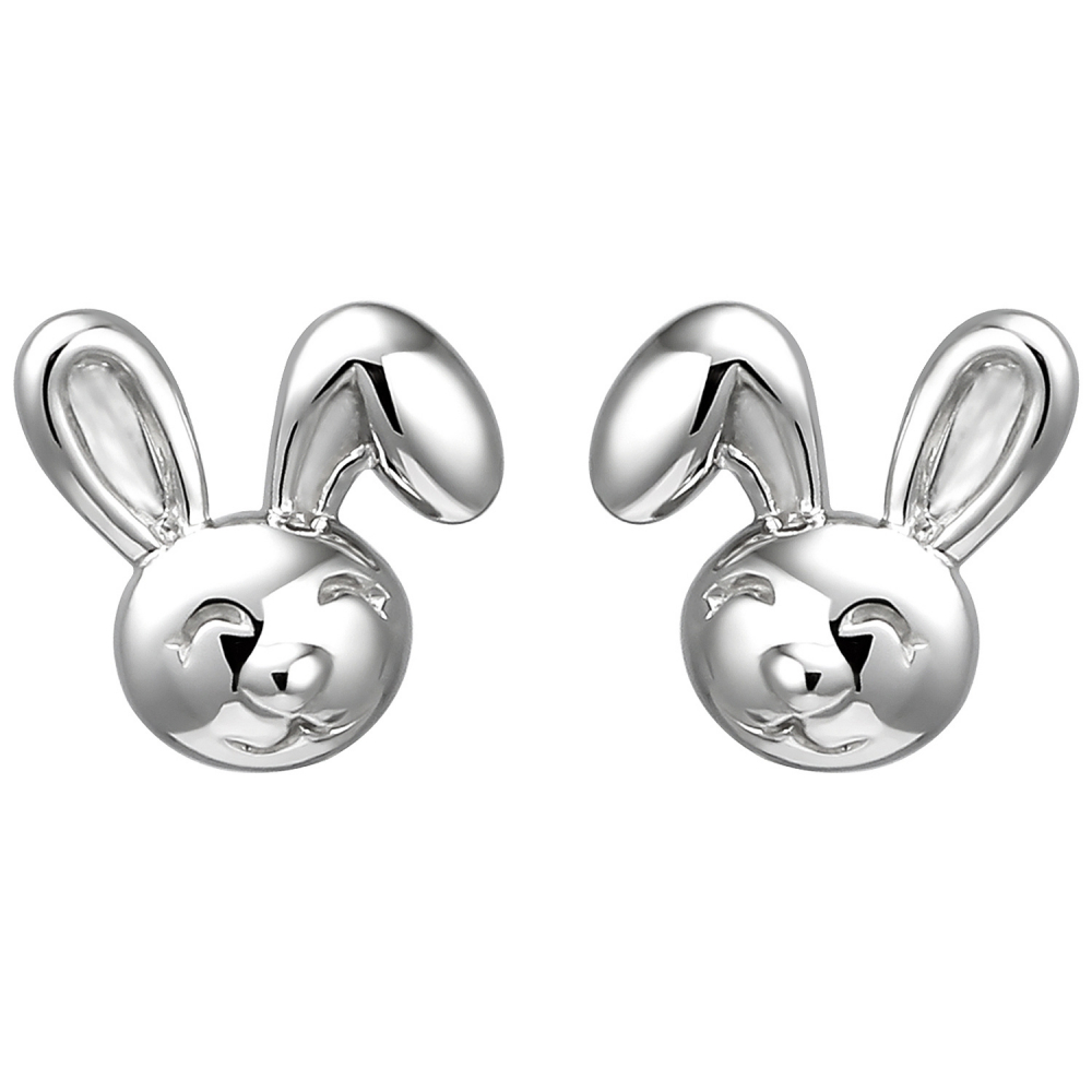 Kinder Ohrstecker Hase 925 Sterling Silber Ohrringe Kinderohrringe