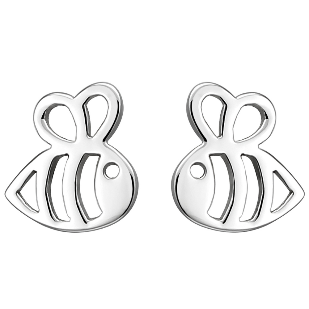 Kinder Ohrstecker Biene 925 Sterling Silber Ohrringe Kinderohrringe