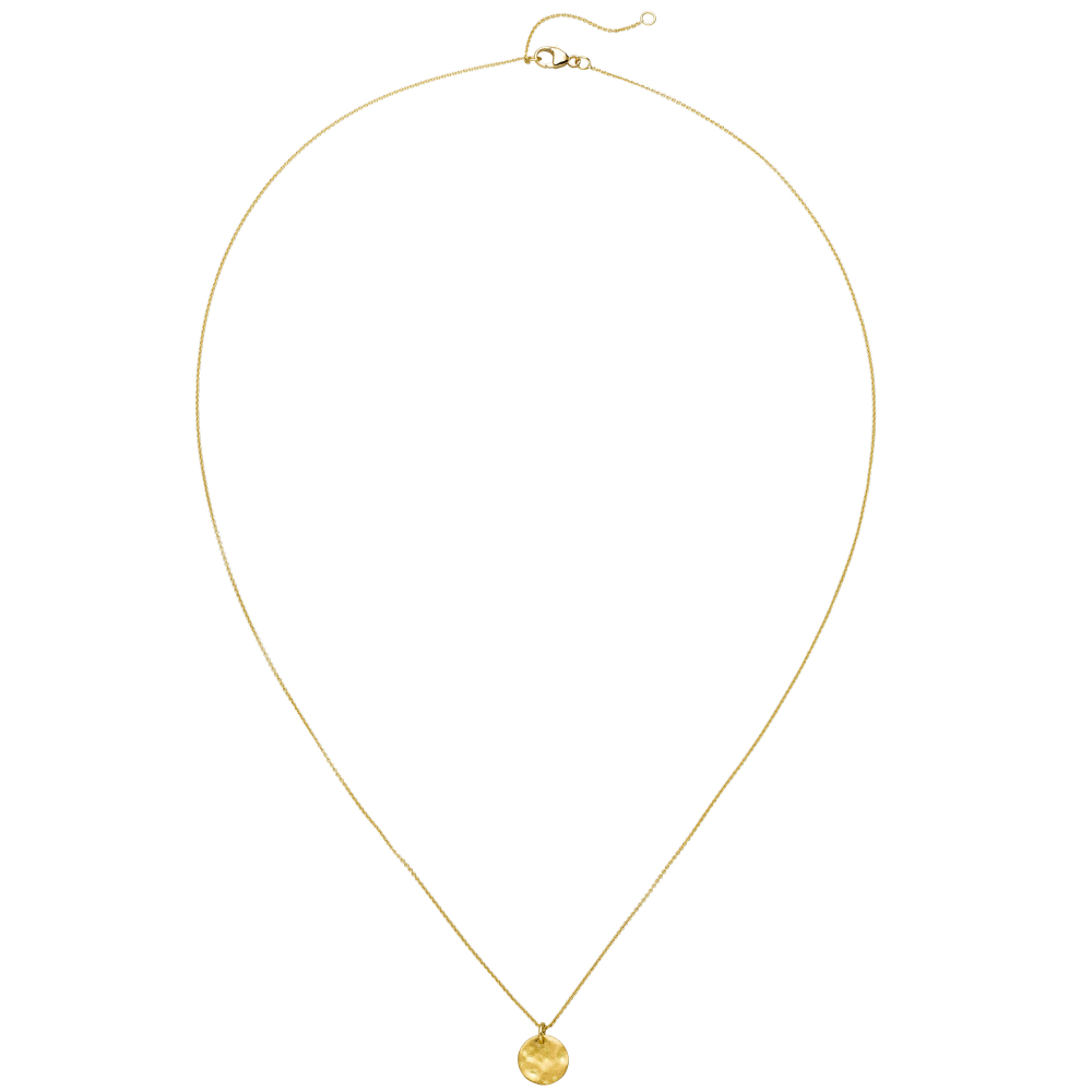 Collier 750 Gold Gelbgold matt 45 cm