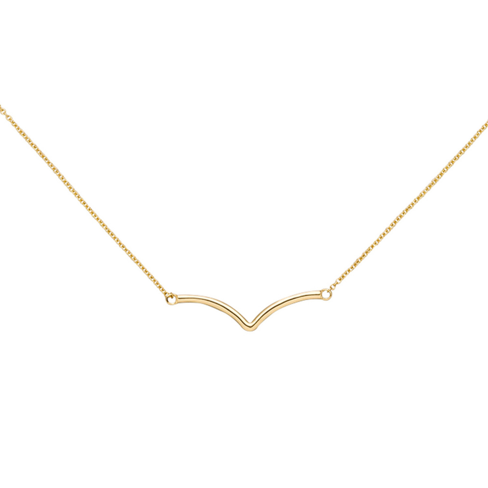 Collier Halskette 585 Gold Gelbgold 45 cm