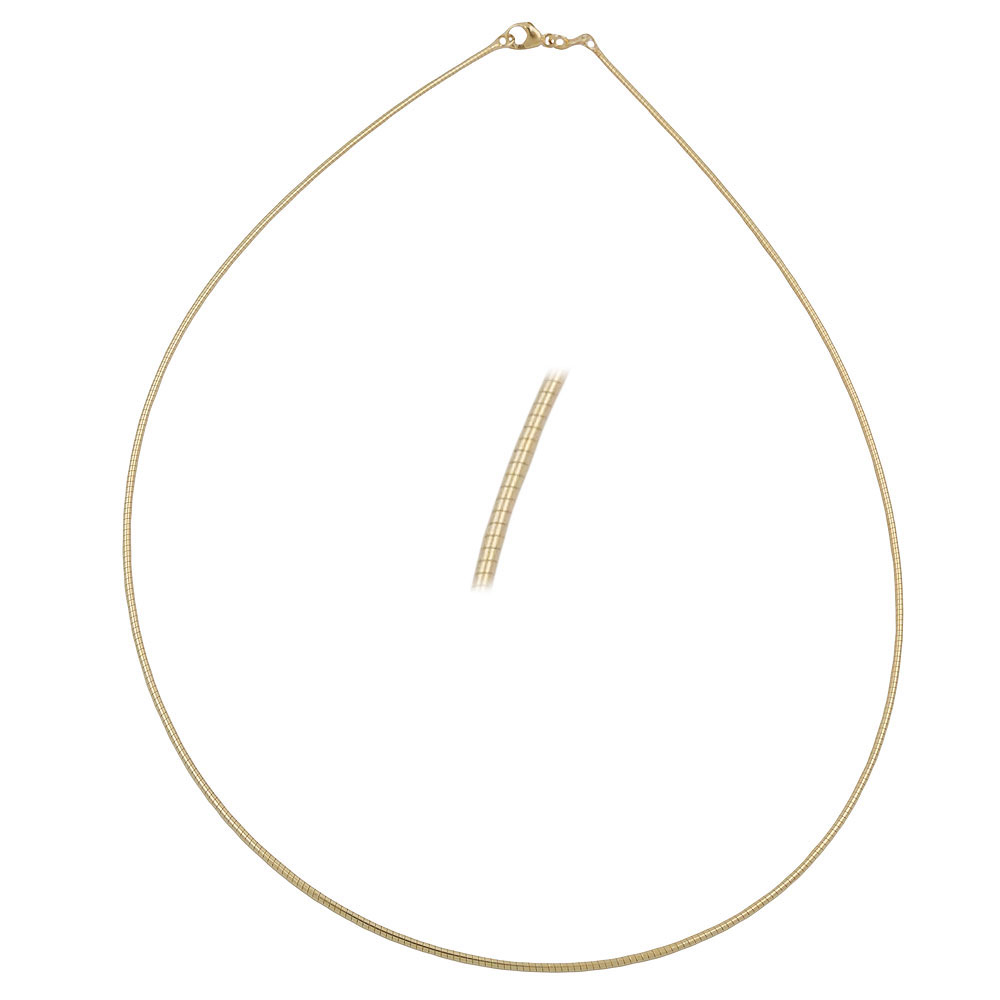 Kette 0,8mm Rundkette 9Kt GOLD 42cm