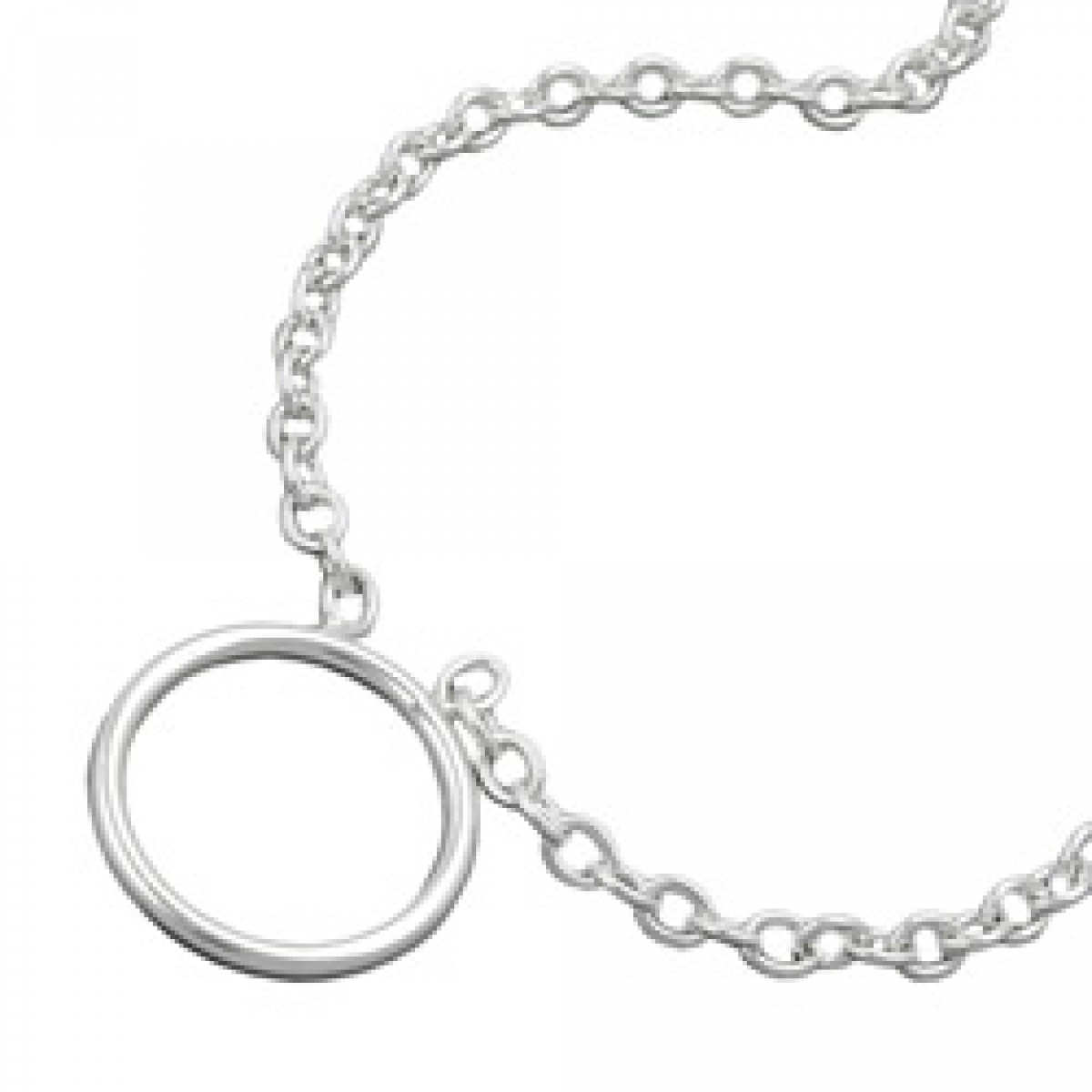 Kette 2,2mm Ankerkette für Charmeinhänger Silber 925 38cm