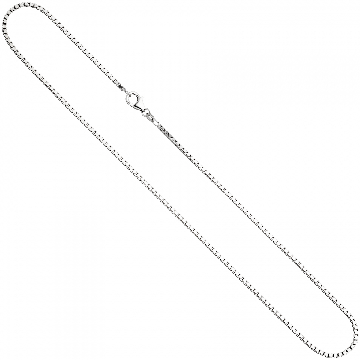 Venezianerkette 925 Silber 1,8 mm 50 cm Halskette Kette Silberkette Karabiner