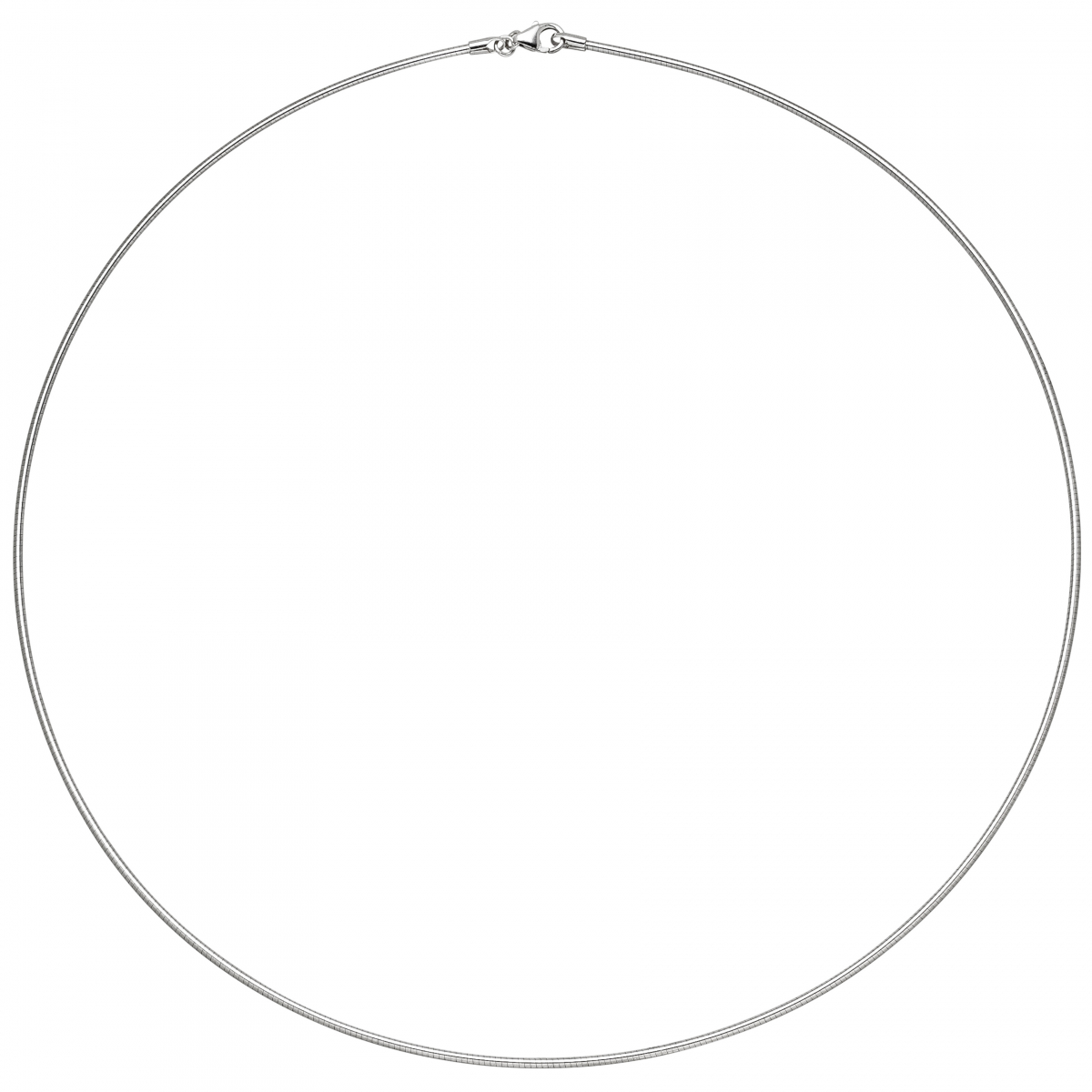 Halsreif 585 Weißgold 1,1 mm 50 cm Gold Kette Halskette Weißgoldhalsreif