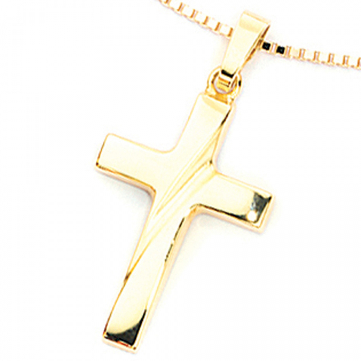 Anhänger Kreuz 333 Gold Gelbgold Kreuzanhänger Goldkreuz