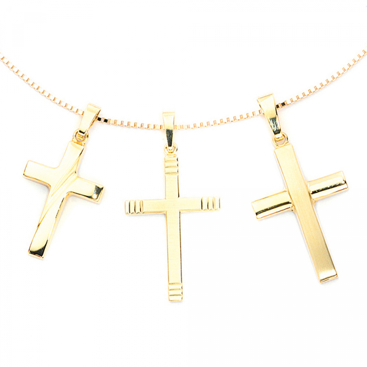 Anhänger Kreuz 333 Gold Gelbgold Kreuzanhänger Goldkreuz