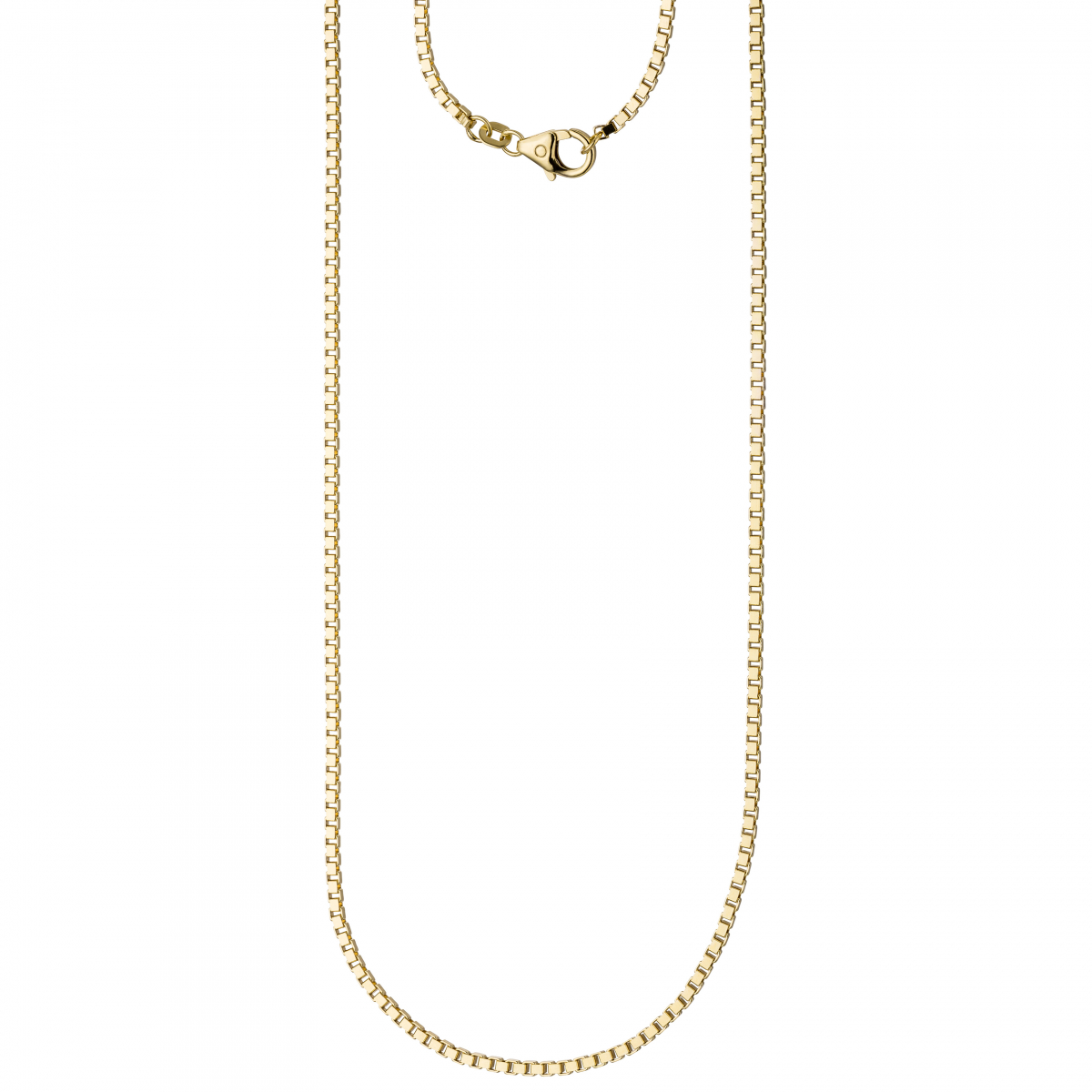 Venezianerkette 585 Gelbgold diamantiert 2 mm 60 cm Gold Kette Goldkette