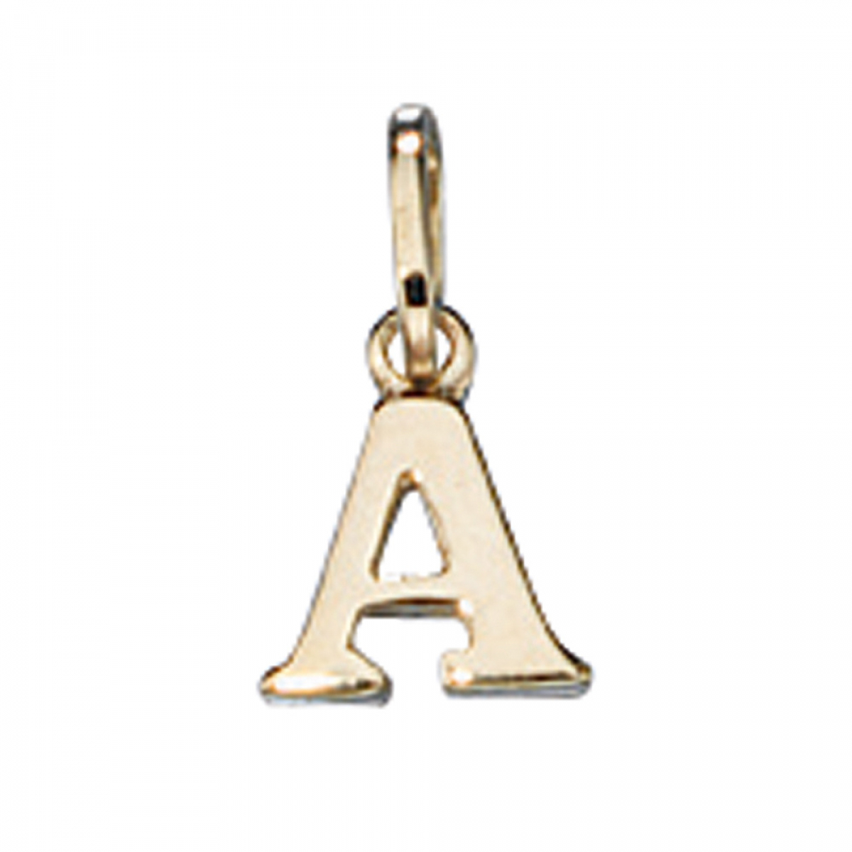 Anhänger Buchstabe A 333 Gold Gelbgold Buchstabenanhänger
