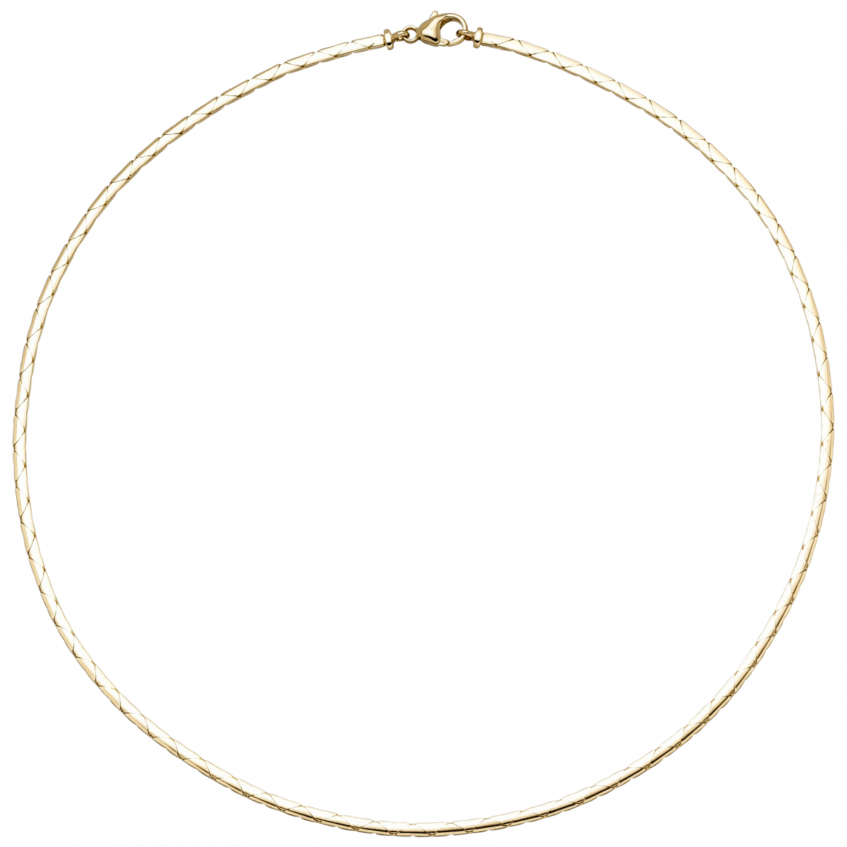 Halskette Kette 585 Gold Gelbgold 42 cm Goldkette Karabiner