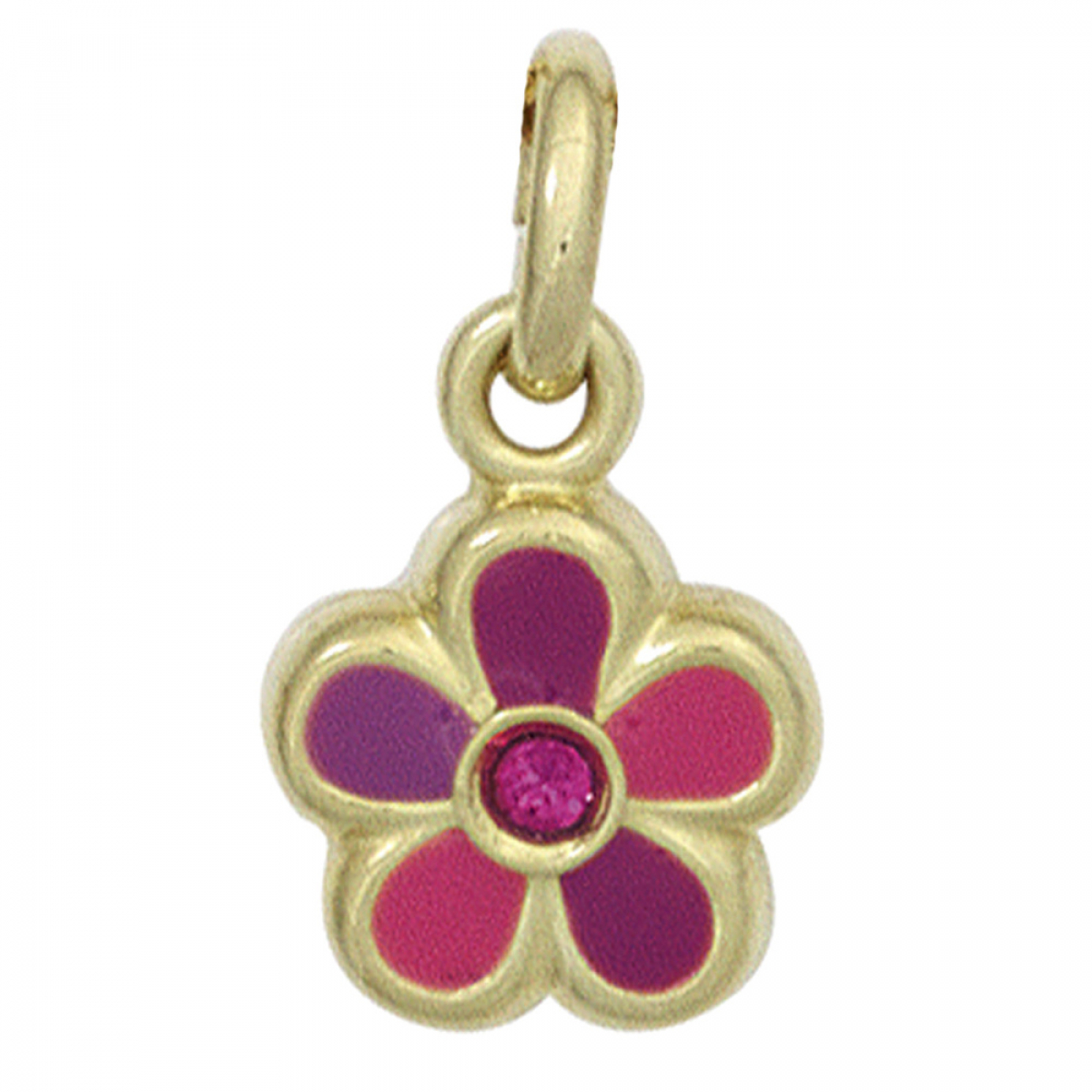 Kinder Anhänger Blume 333 Gold Gelbgold Kinderanhänger