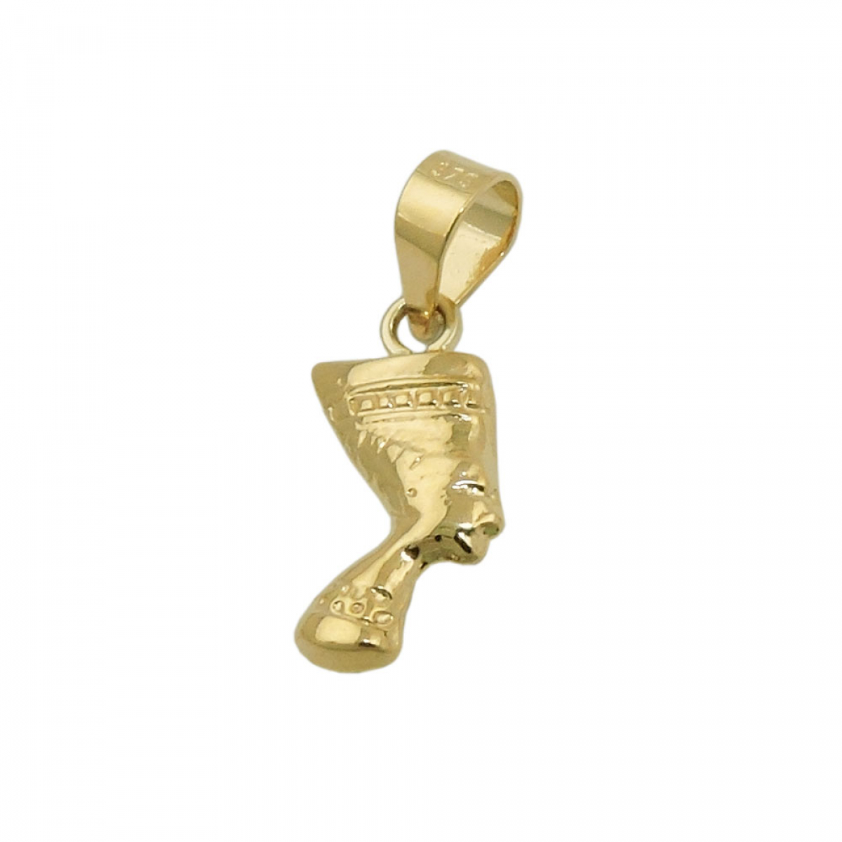 Anhänger 11x6mm Nofretete glänzend 9Kt GOLD