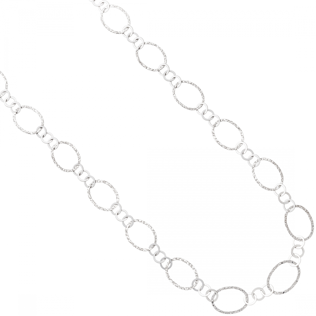Halskette Kette 925 Sterling Silber 80 cm Silberkette Karabiner