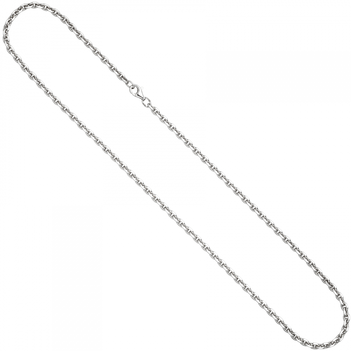 Ankerkette 925 Silber diamantiert 3,4 mm 50 cm Kette Halskette Silberkette