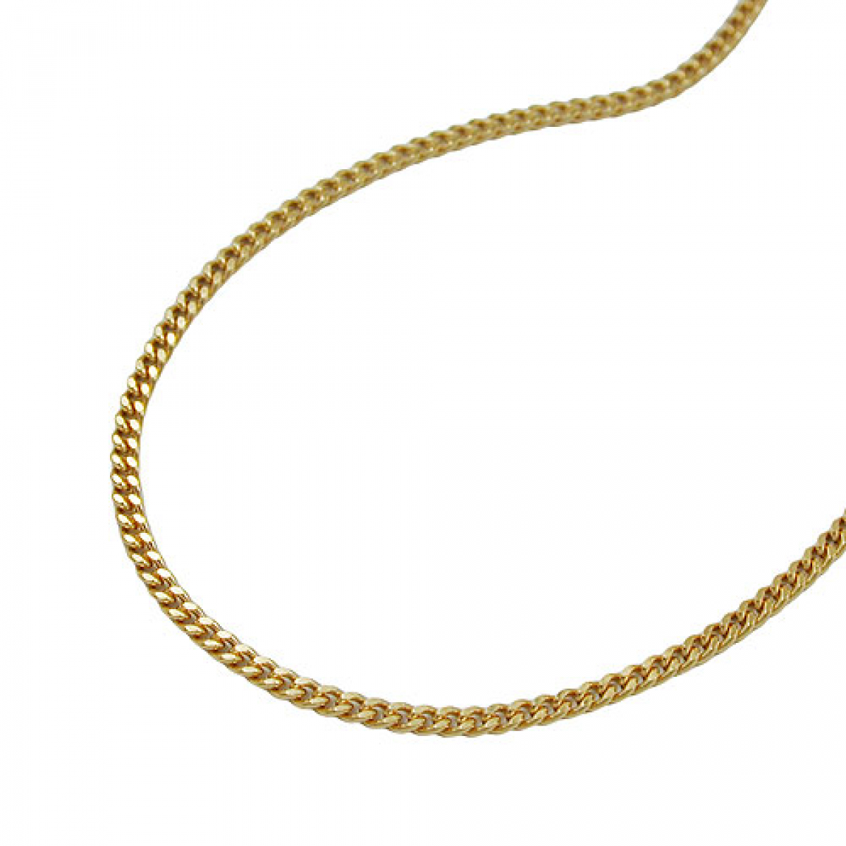 Kette 1,1mm Panzerkette 9Kt GOLD 45cm