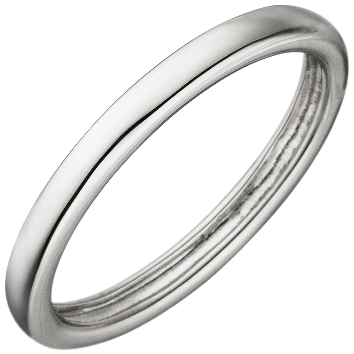 Damen Ring schmal 925 Sterling Silber Silberring - 50mm
