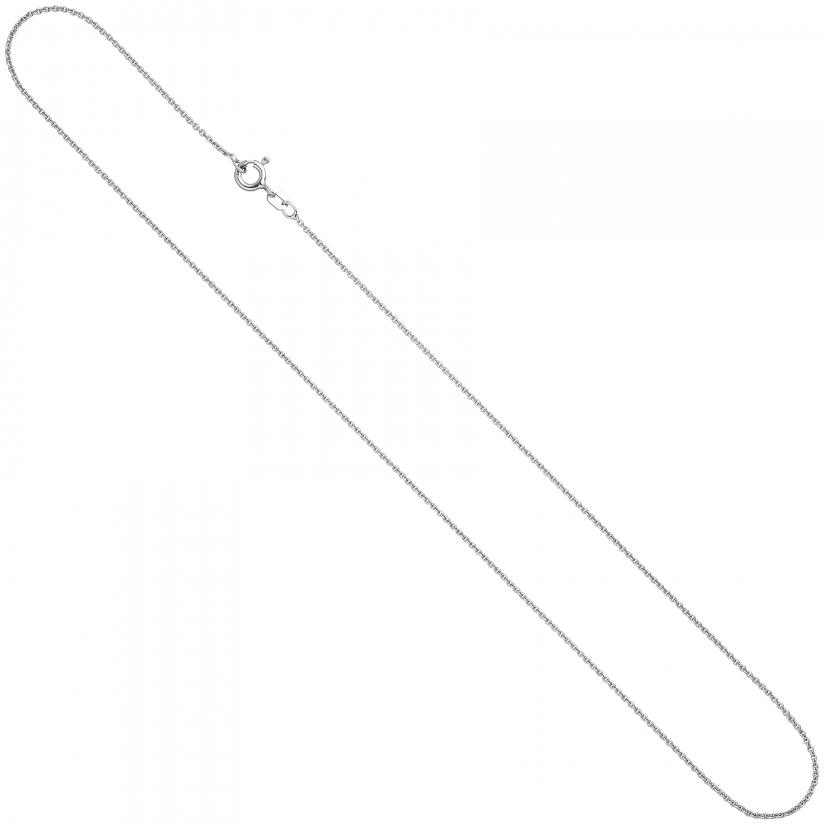 Ankerkette 925 Silber 1,1 mm 40 cm Kette Halskette Silberkette Federring