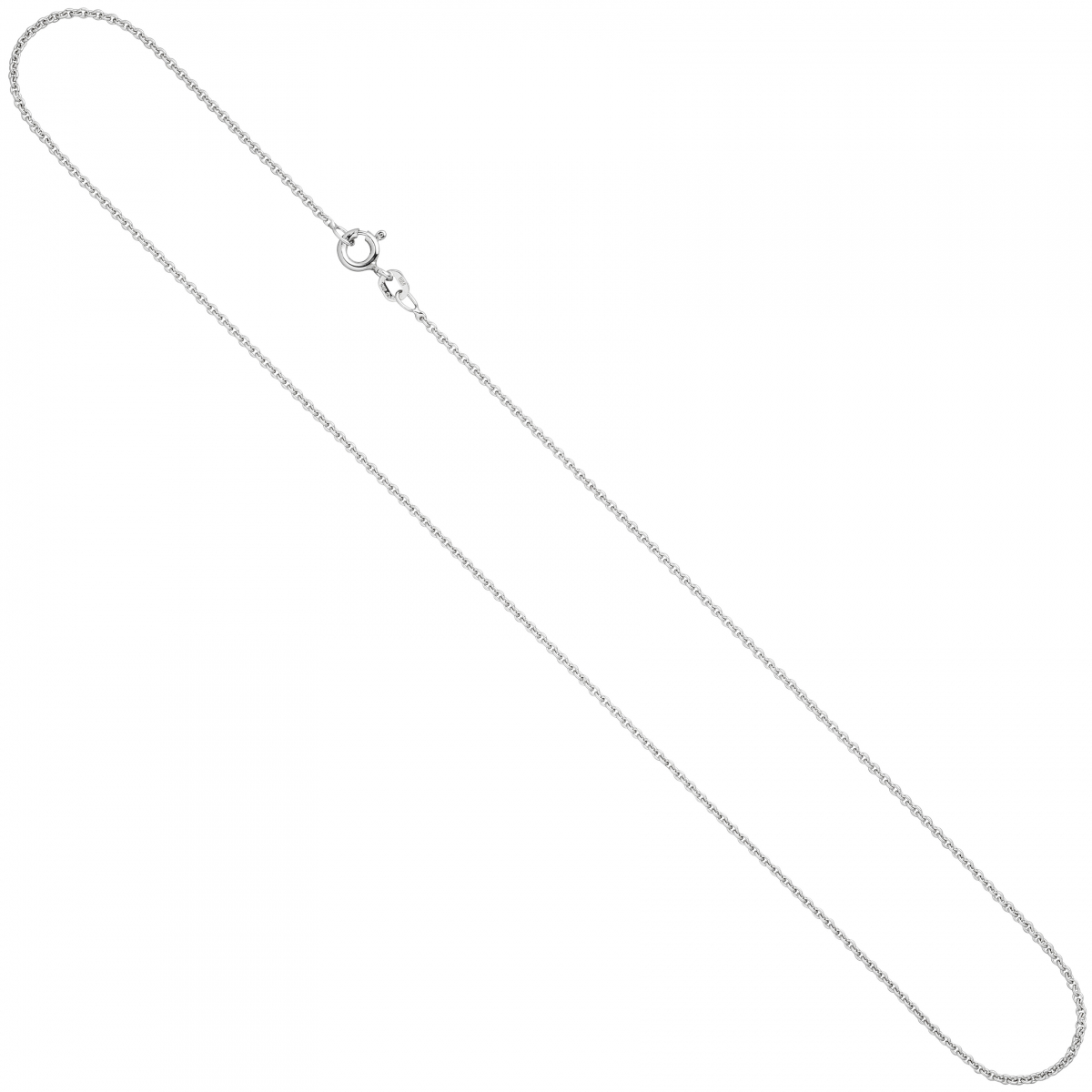 Ankerkette 925 Silber 1,5 mm 40 cm Kette Halskette Silberkette Federring