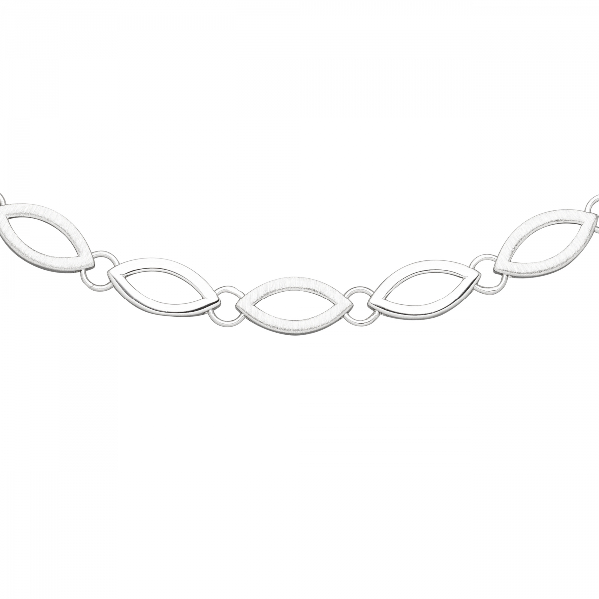 Collier Halskette 925 Sterling Silber 45 cm Kette Silberkette