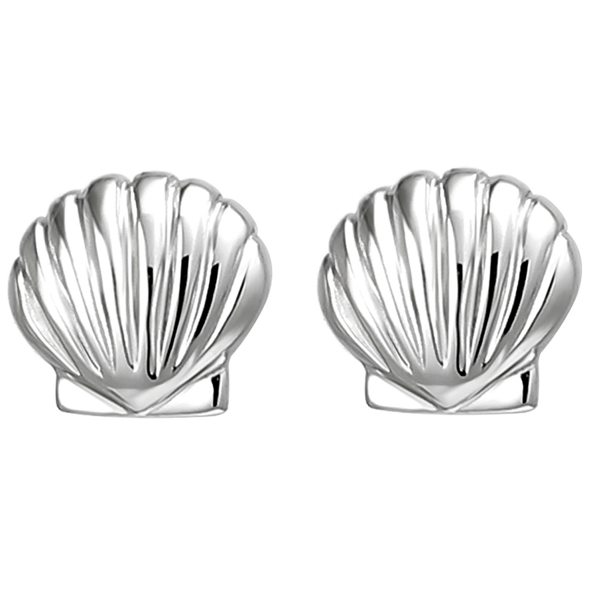 Kinder Ohrstecker Muschel 925 Sterling Silber Ohrringe Silberohrringe