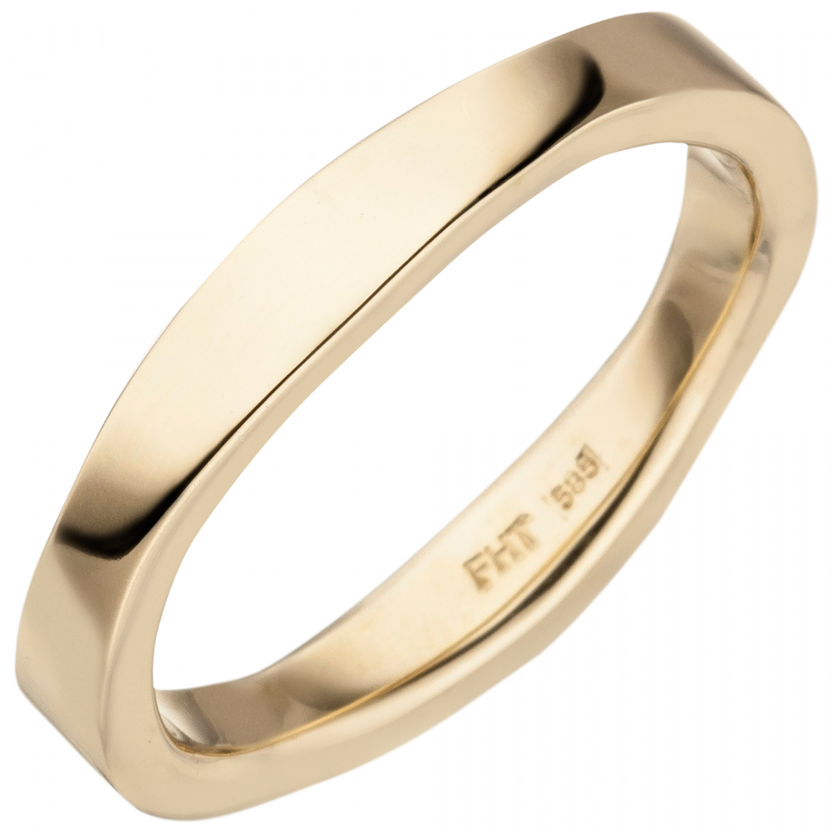 Damen Ring 585 Gold Gelbgold Goldring - 56mm