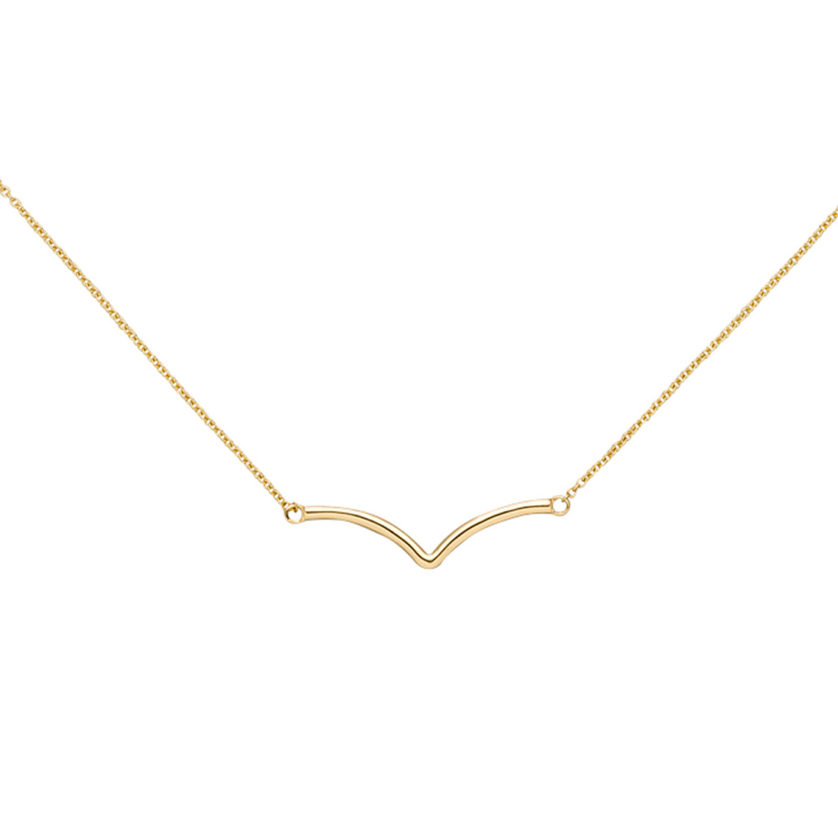 Collier Halskette 585 Gold Gelbgold 45 cm
