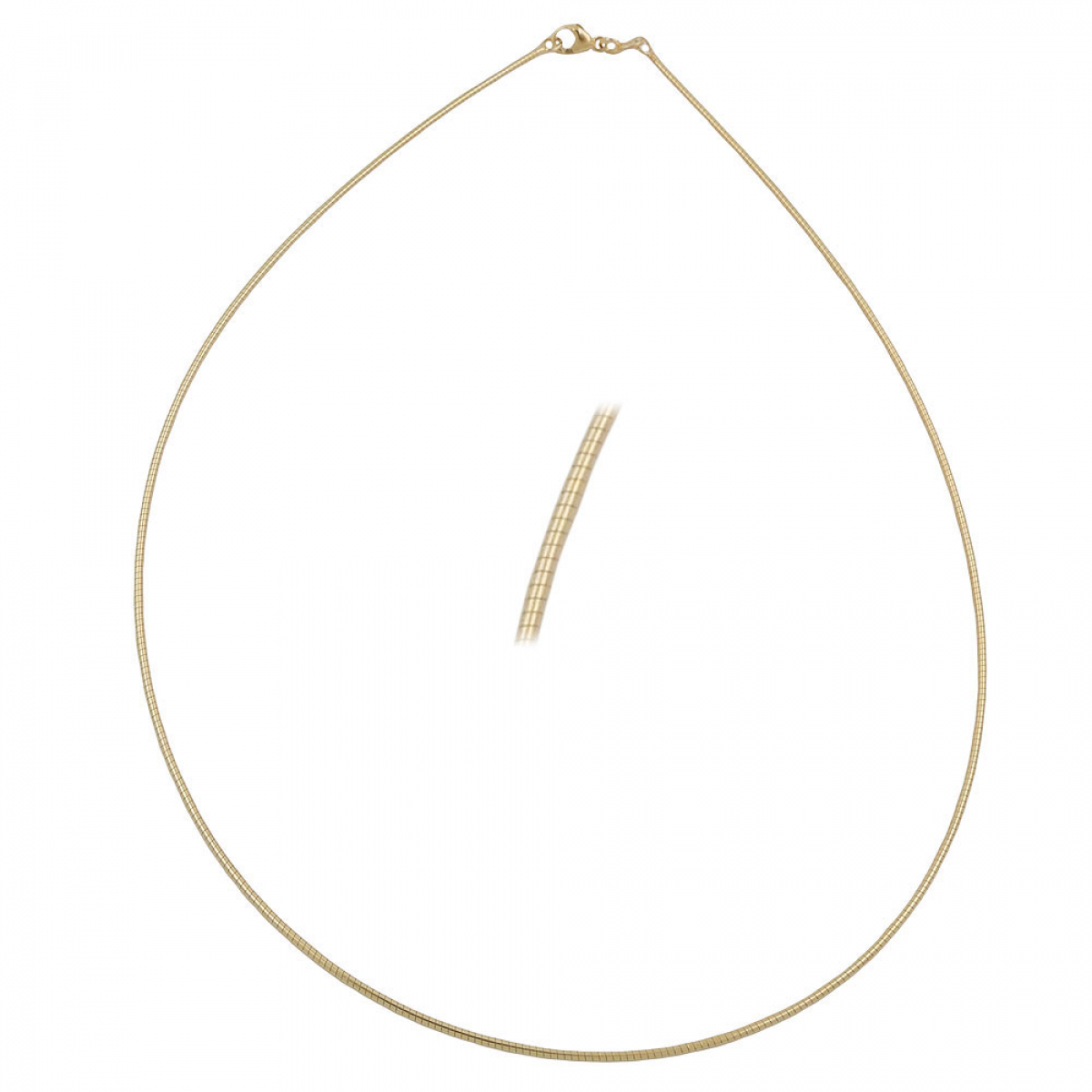 Kette 0,8mm Rundkette 9Kt GOLD 42cm