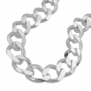 Armband 11x3mm Weitpanzer Silber 925 23cm