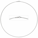 Halsreif 585 Weißgold 1,1 mm 50 cm Gold Kette Halskette Weißgoldhalsreif