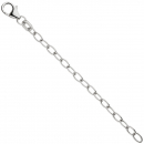 Verlängerungskette 925 Sterling Silber 7 cm Karabiner Kettenverlängerung
