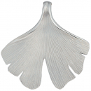 Anhänger Ginko Ginkgo 925 Sterling Silber mattiert