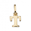 Anhänger Buchstabe T 333 Gold Gelbgold Buchstabenanhänger