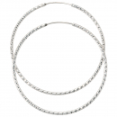 Creolen rund 925 Sterling Silber Ohrringe Silberohrringe Silbercreolen