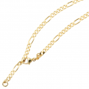 Fußkettchen Fußkette 333 Gold Gelbgold 25 cm Karabiner