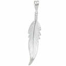 Anhänger Feder 925 Sterling Silber