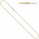 Zwillings-Panzerkette 333 Gelbgold 2,7 mm 50 cm Gold Kette Halskette Goldkette