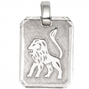 Anhänger Sternzeichen Löwe 925 Sterling Silber matt Sternzeichenanhänger