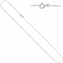 Panzerkette 333 Weißgold 1,3 mm 50 cm Gold Kette Halskette Weißgoldkette