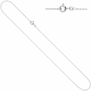 Ankerkette 333 Weißgold 1,3 mm 38 cm Gold Kette Halskette Weißgoldkette