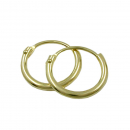 Creole, 11mm, glänzend, 9Kt GOLD